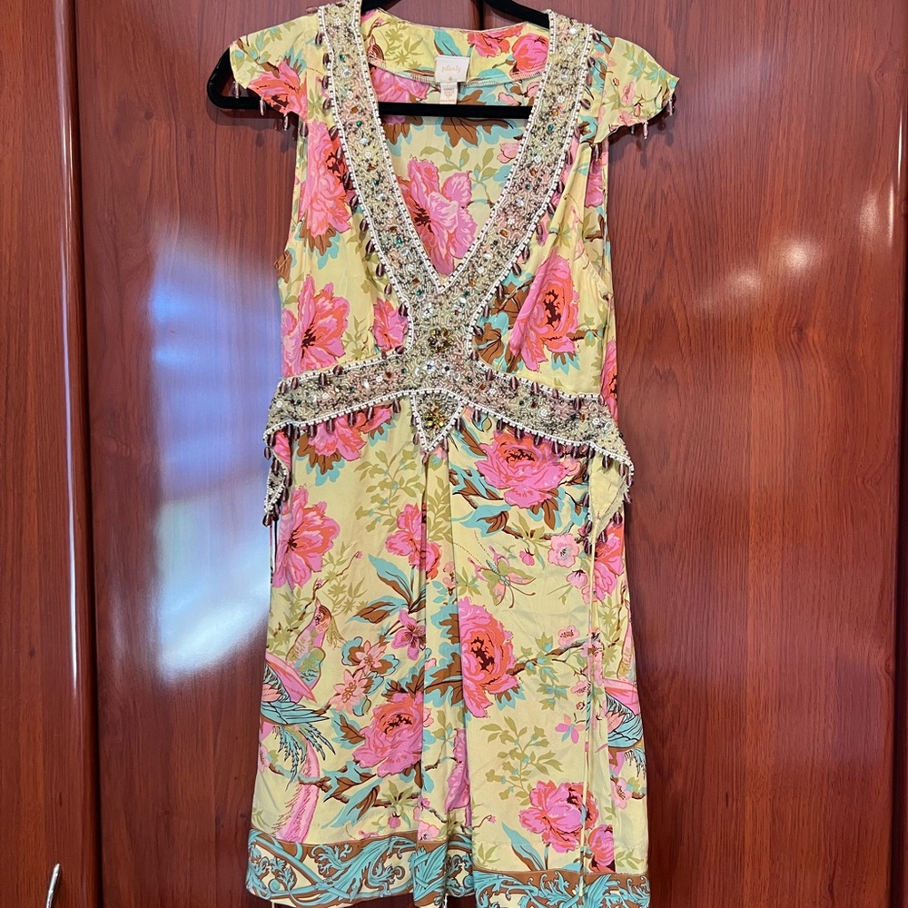 Plenty by Tracy Reese Pink Flutter Sleeve Sundress